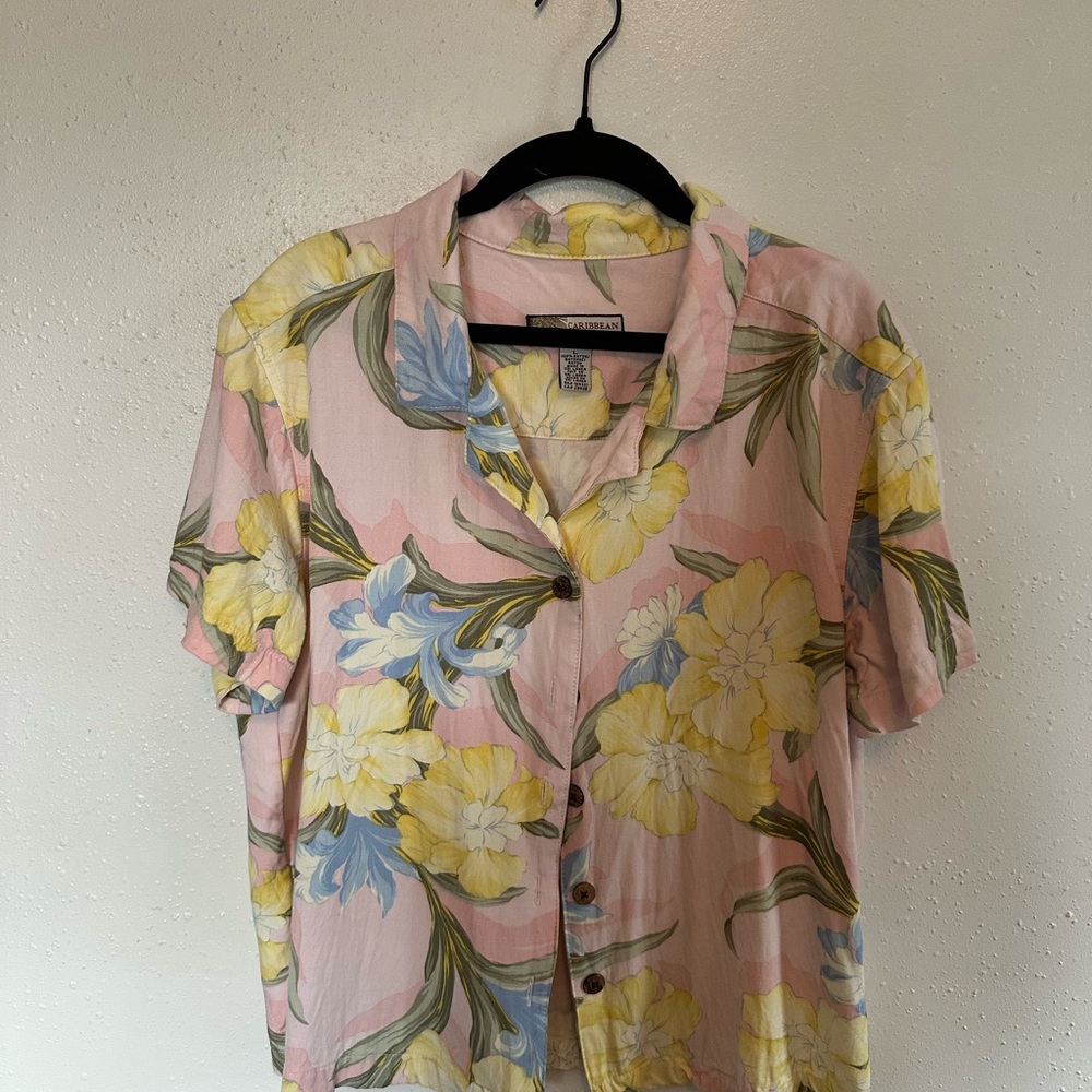 Floral Button-Up Shirt